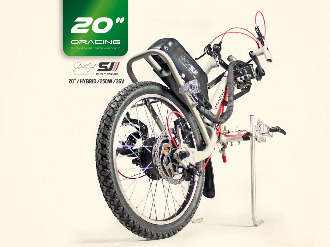 Streetjet Hybrid - hanbike attachable to your wheelchair